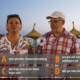 Zwei Frauen und ein Mann am Strand: Man sieht die vier möglichen Quiz-Antworten zur Frage, welchen Lichtschutzfaktor man wählen sollte.